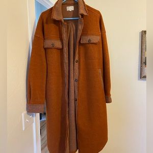 Oli & Hali Brown Shacket